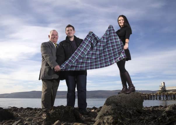Enable Scotland unveiled a new tartan to celebrate 60 years