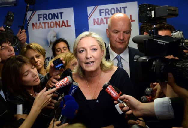 Marine Le Pens Front National party made major gains in France as Europe lurched to the right. Picture: AFP/Getty