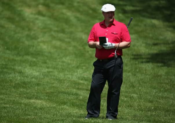 Chris Doak at the PGA Championship at Wentworth. Picture: Getty