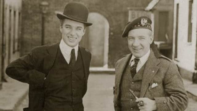 Charlie Chaplin and Henry Lauder