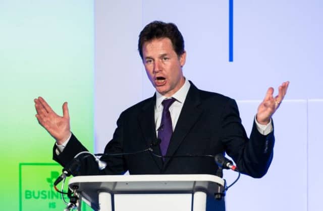 Deputy Prime Minister Nick Clegg. Picture: Ian Georgeson