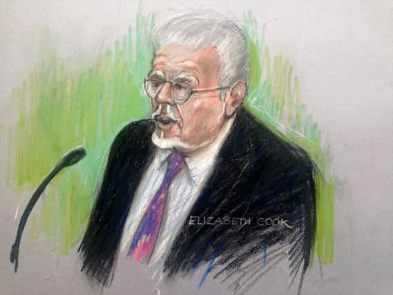 In court, Rolf Harris said he had betrayed everyone. Picture: PA