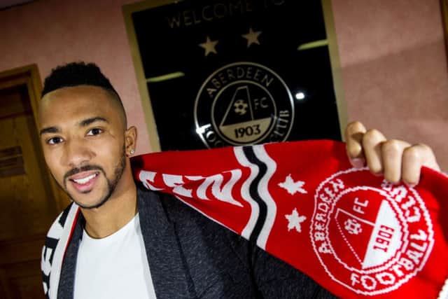 Aberdeen have signed right-back Shaleum Logan on loan until the end of the season. Picture: SNS