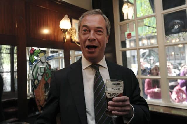 Nigel Farage's Ukip topped the poll in European elections. Picture: Getty
