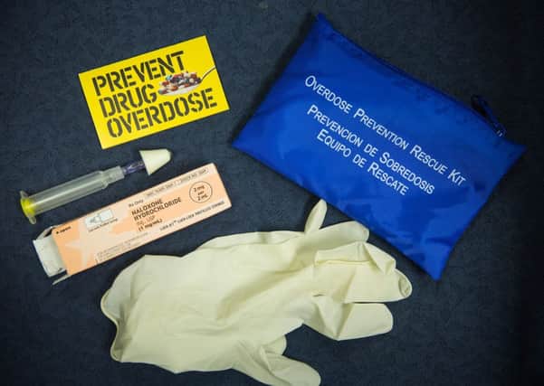 A kit of Naloxone, a heroin antidote that can reverse the effects of an opioid overdose. Picture: Getty