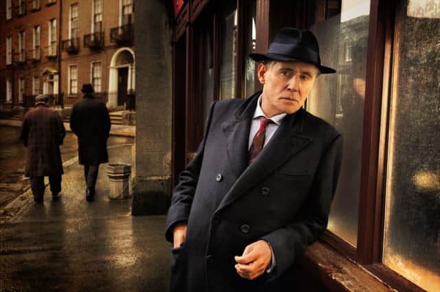 Quirke, starring Gabriel Byrne, exudes menace with less violence. Picture: BBC