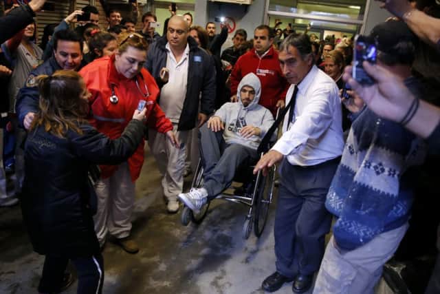 Luis Suarezs World Cup participation has been in question after the striker underwent an operation last week. Picture: Reuters