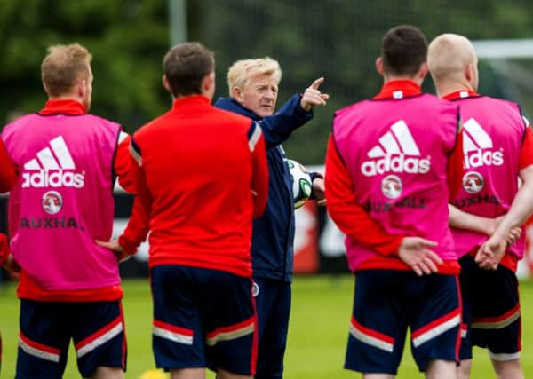 Scotland manager Gordon Strachan prepares his side for their clash with Nigeria. Picture: SNS