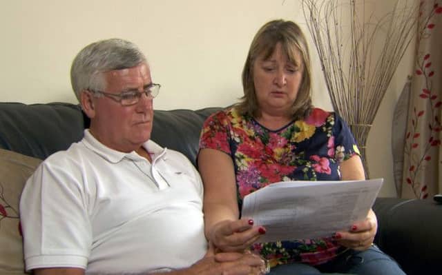 Danny Fitzsimons's father Eric and stepmother Liz. Picture: PA