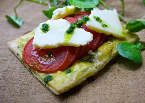 Neil Forbes' cheddar and tomato tart. Picture: Contributed