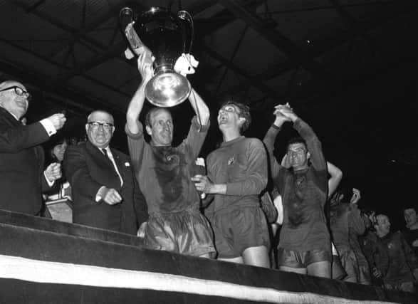 On this day in 1968 Manchester United won the European Cup at Wembley, under their manager, Bellshill-born Matt Busby. Picture: Getty