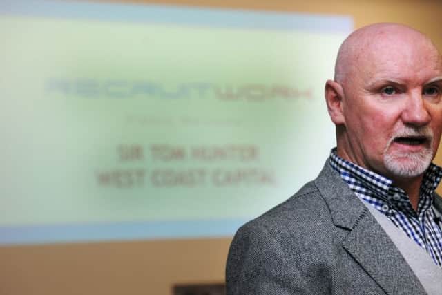 Sir Tom Hunter: We must close gap on US and Canada. Picture: Dan Philips