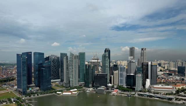The financial district in Singapore. Picture: Getty