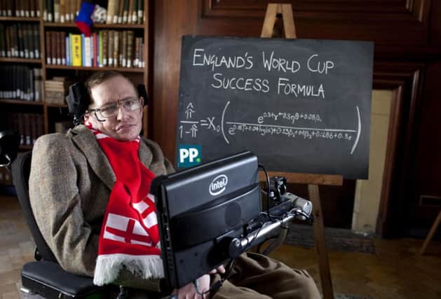 Prof Hawking has tackled the cow/banjo problem with penalties. Picture: PA