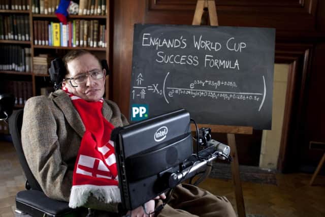 Prof Hawking has tackled the cow/banjo problem with penalties. Picture: PA