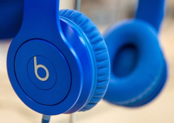 A pair of Beats headphones, from the company started by Dr Dre and Jimmy Iovine. Picture: Getty