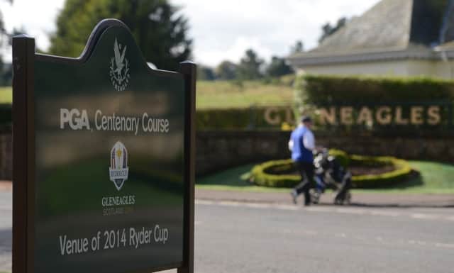 Gleneagles Centenary Course - Ryder Cup 2014. Picture  Neil Hanna