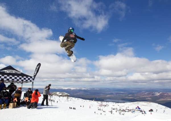 The Vans Big Air snowboarding competition in CairnGorm in April. Picture: Contributed