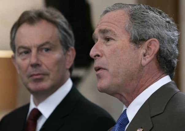 A time hasn't been set for publication of Tony Blair and George Bush's discussions. Picture: AP