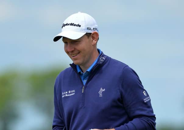 Stephen Gallacher on the 18th during the Nordea Masters in Malmo. Picture: Getty