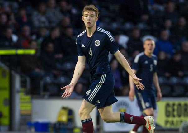 Stuart Findlay in action for Scotland U21s. Picture: SNS