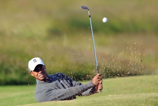 Tiger Woods underwent microdiscectomy surgery eight weeks ago. Picture: Ian Rutherford