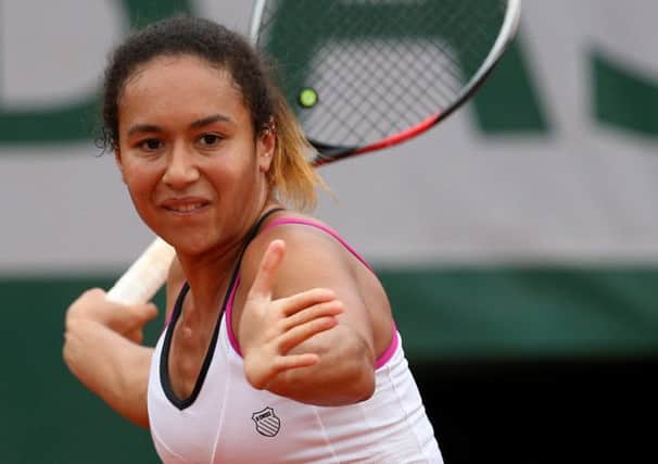 Heather Watson: Fought hard. Picture: Getty