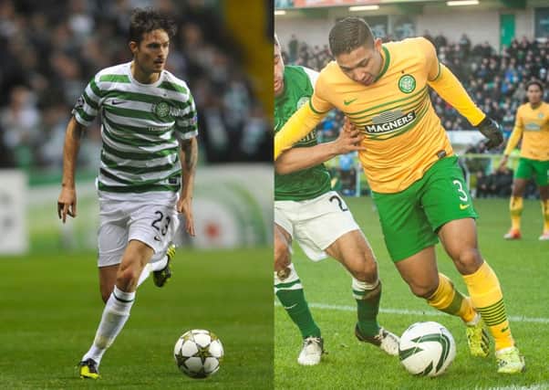 Mikael Lustig (L) and Emilio Izaguirre (R) have signed new deals. Picture: TSPL