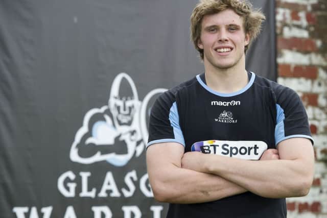Jonny Gray starts in the second row for Glasgow Warriors against Leinster. Picture: SNS