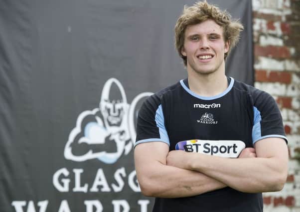 Jonny Gray starts in the second row for Glasgow Warriors against Leinster. Picture: SNS