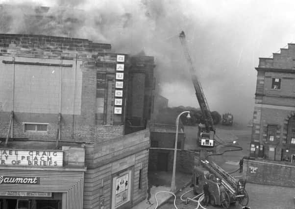On this day in 1962, the Gaumont Cinema, in Canning Street, Edinburgh, burnt down. Picture: TSPL