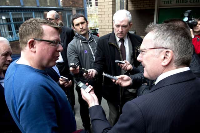 Charlie Reid of The Proclaimers in attendance yesterday. Picture: SNS