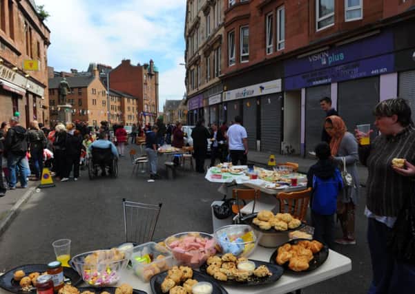 Street Party held in Govan as part of the The Big Lunch. Picture: Robert Perry