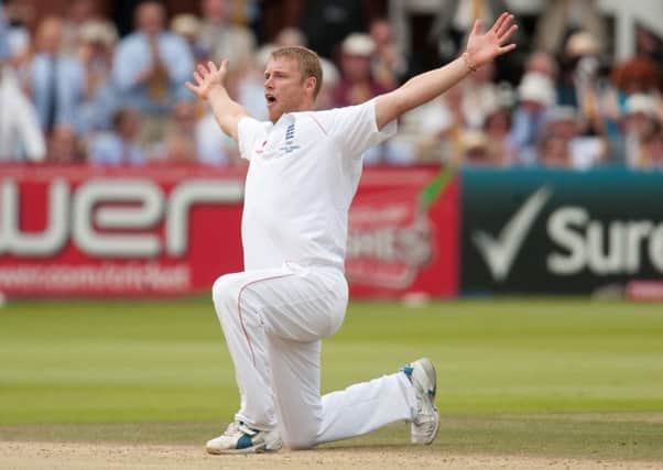 Andrew Flintoff is set to return to action for Lancashire next Friday. Picture: PA