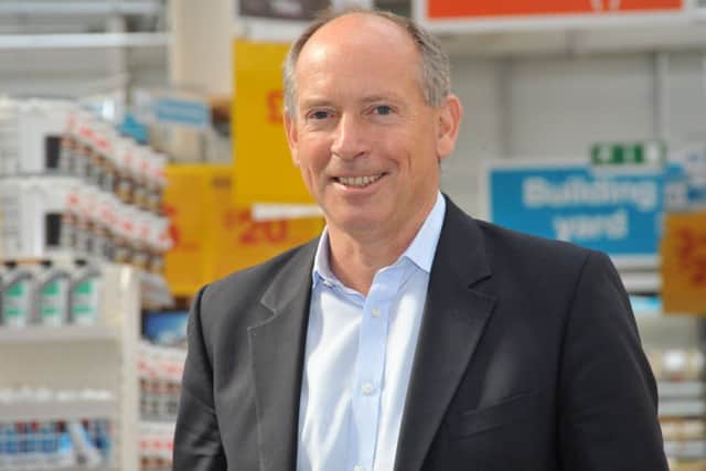 Sir Ian Cheshire aims to sell the same amount of goods with 20 per cent less space than B&Q currently occupies. Picture: TSPL