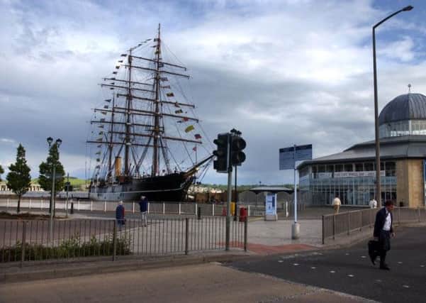 The Discovery berthed in Dundee. Picture: TSPL