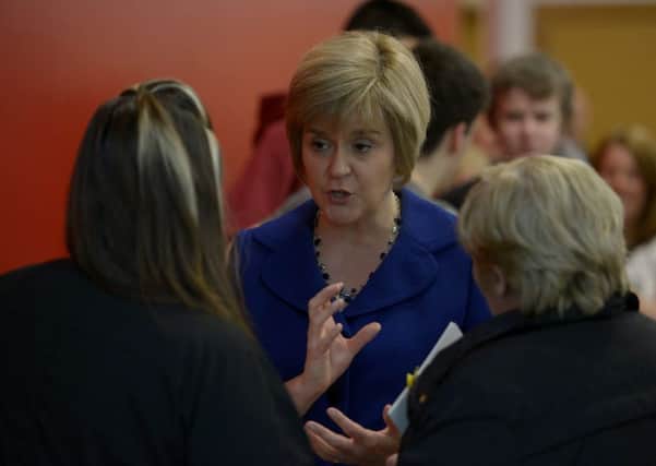 Deputy first minister Nicola Sturgeon announced the proposal. Picture: Hemedia