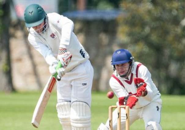 Martin Speirs batting for SMRH at Inverleith. Picture: Ian Georgeson