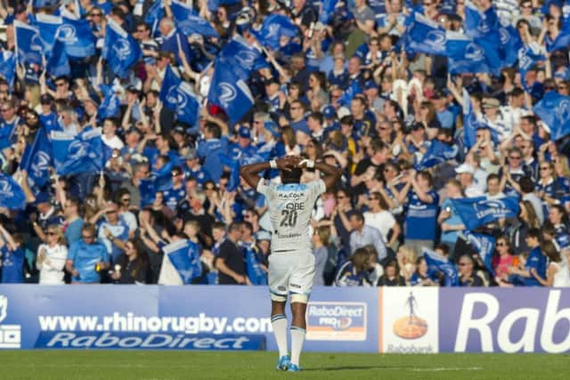 Dejection for Leone Nakarawa after defeat to Leinster in the RaboDirect PRO12 Final. Picture: SNS