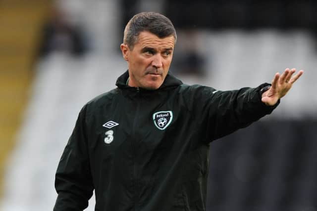 Roy Keane, pictured training with the Republic of Ireland squad, is expected to accept Celtics offer of the managers position. Picture: PA