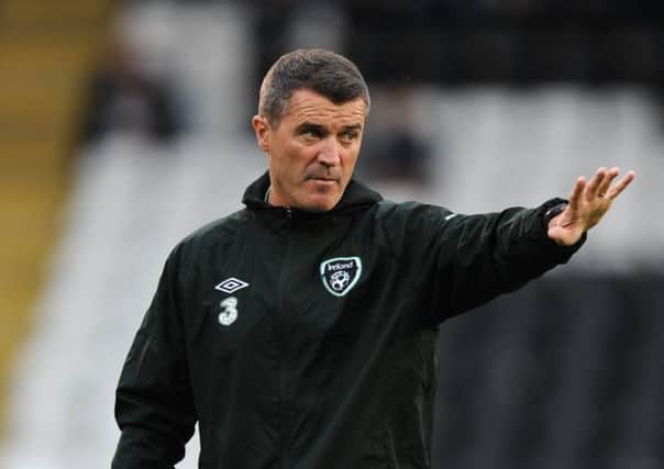 Roy Keane, pictured training with the Republic of Ireland squad, is expected to accept Celtics offer of the managers position. Picture: PA