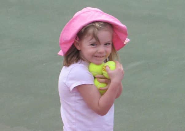 File photo of Madeleine McCann. Police are set to start a digging operation on an area of scrubland. Picture: PA