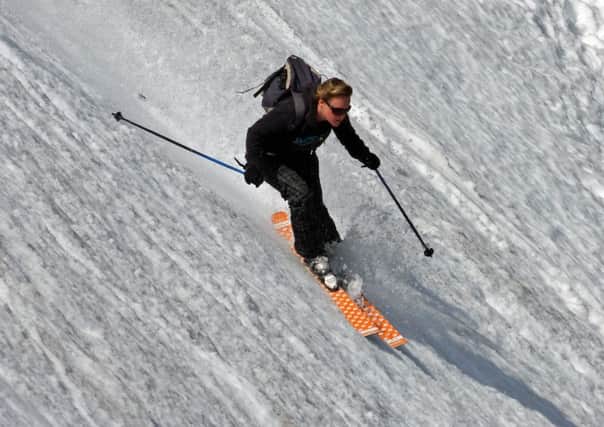Spring skiing on The Flypaper at Glencoe. Picture: Contributed