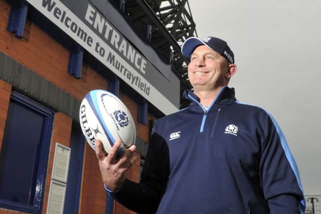 Vern Cotter, poses outside of Murrayfield. Picture: TSPL