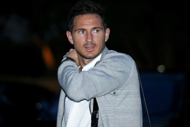 Frank Lampard arrives in Florida with the England team in preparation for the World Cup. Picture: Getty