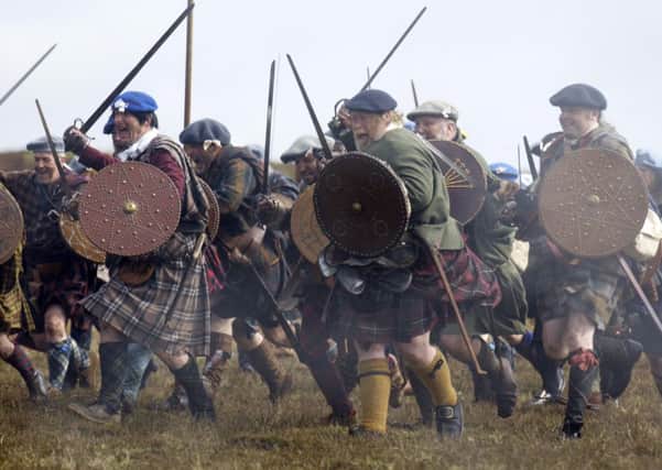 A re-enactment of the battle of Culloden, the battle that was predicted almost 100 years before by the Seer. Picture: TSPL