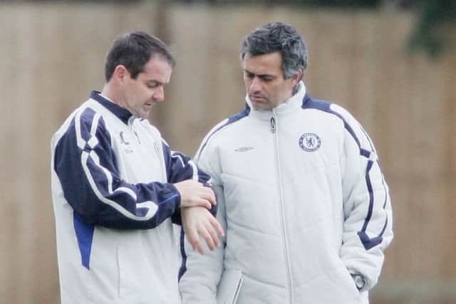 Clarke served as assistant to Jose Mourinho in his first spell at Chelsea. Picture: Getty