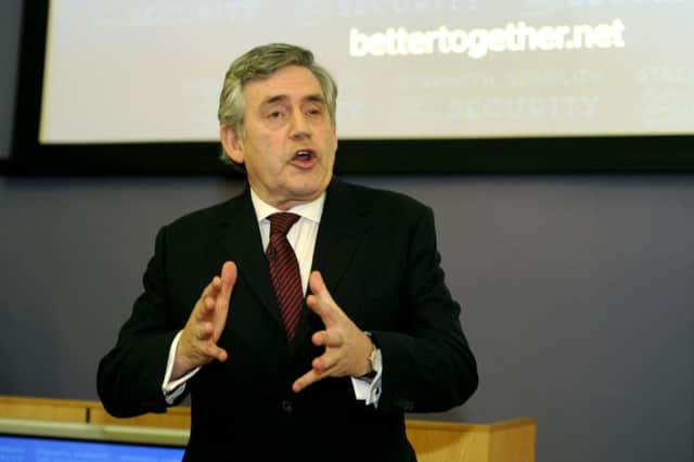 Gordon Brown. Picture: John Devlin