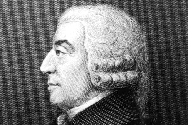 Scotlands father of modern economics Adam Smith circa 1765. Picture: Getty