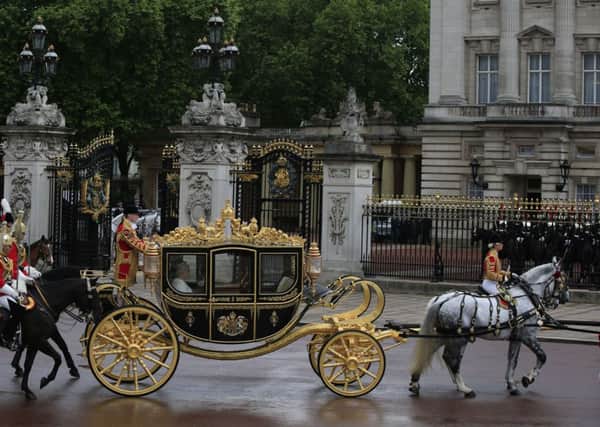 Queen Elizabeth II returns  to Buckingham Palace after delivering the Queen's Speech. Picture: Getty